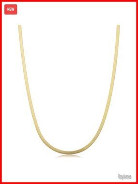 10k Yellow Gold Herringbone Chain Necklace 2.2mm 20"